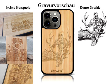 INDIVIDUELL iPhone 14 Pro Bambus-Kunststoff